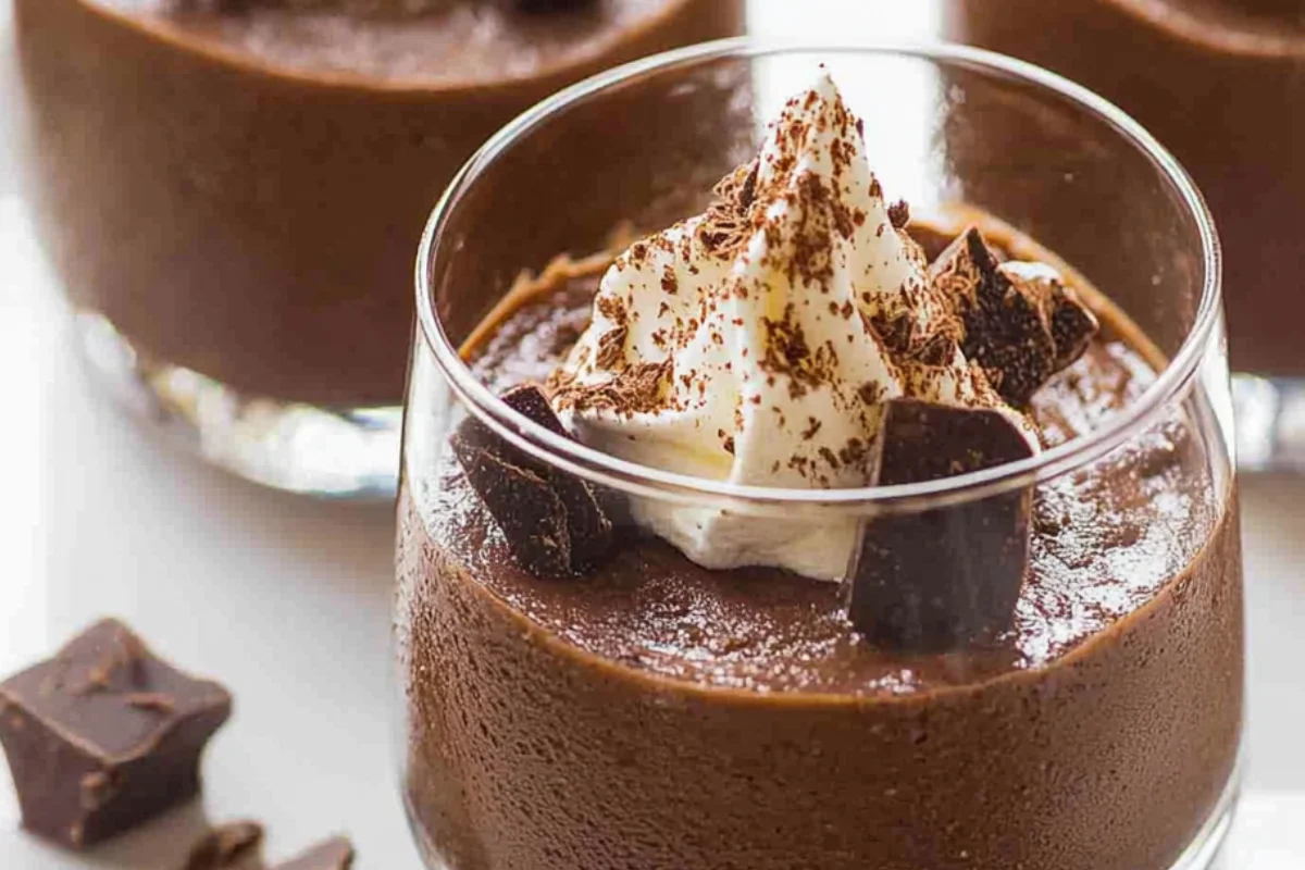 What is chocolate mousse made of?