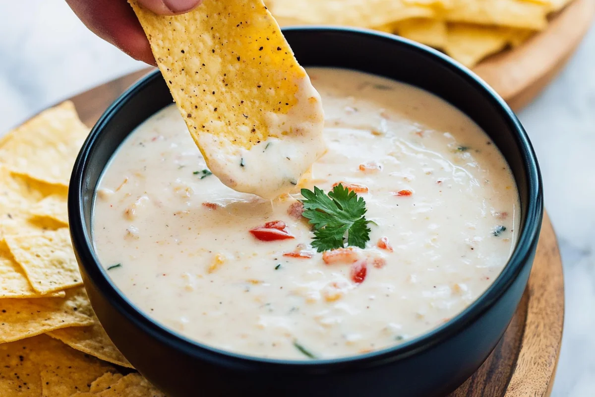 What is queso sauce made of?