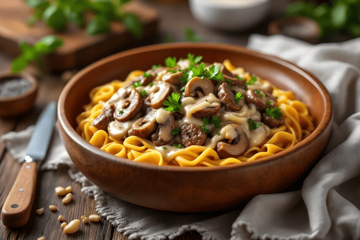 Can you freeze beef stroganoff?