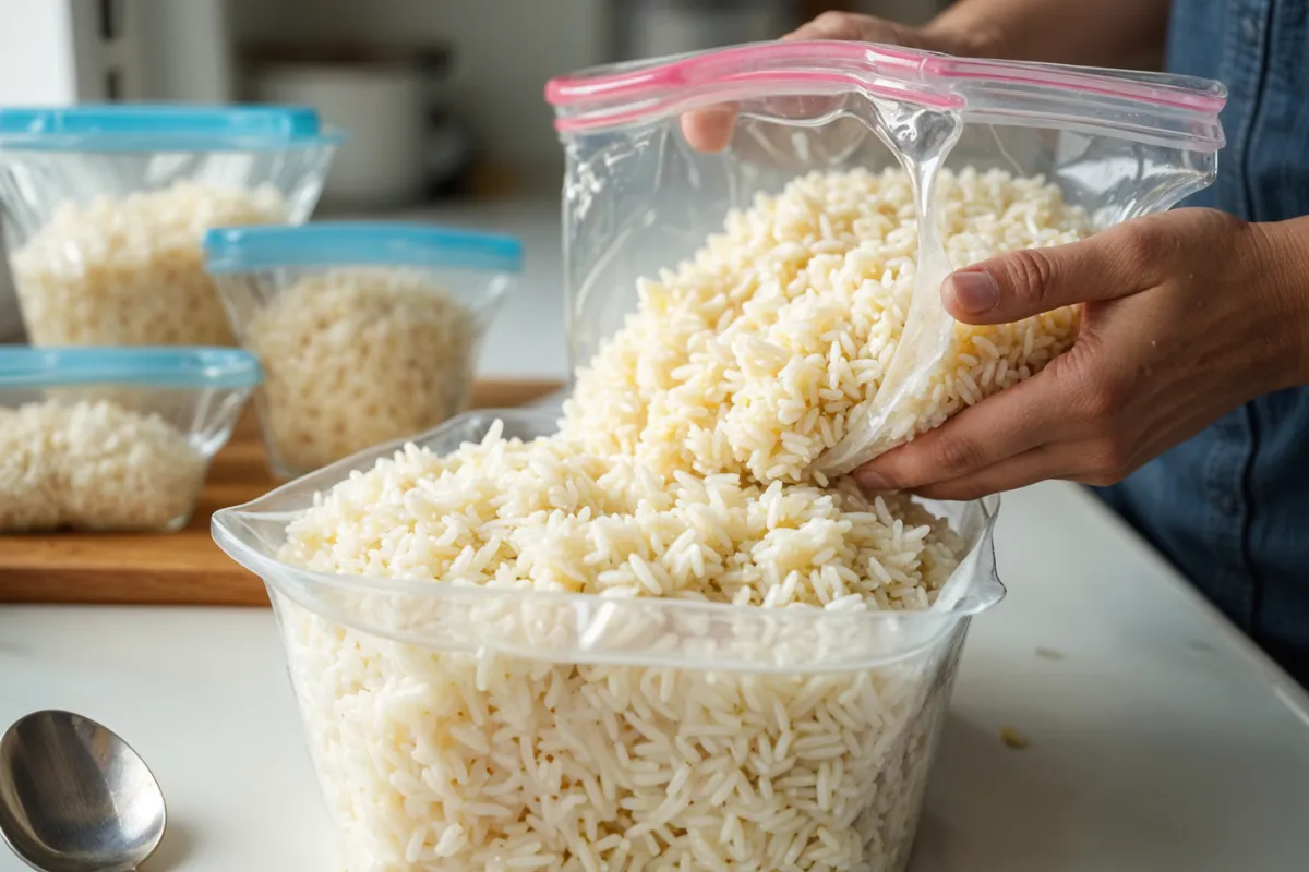 Can you freeze cooked rice?