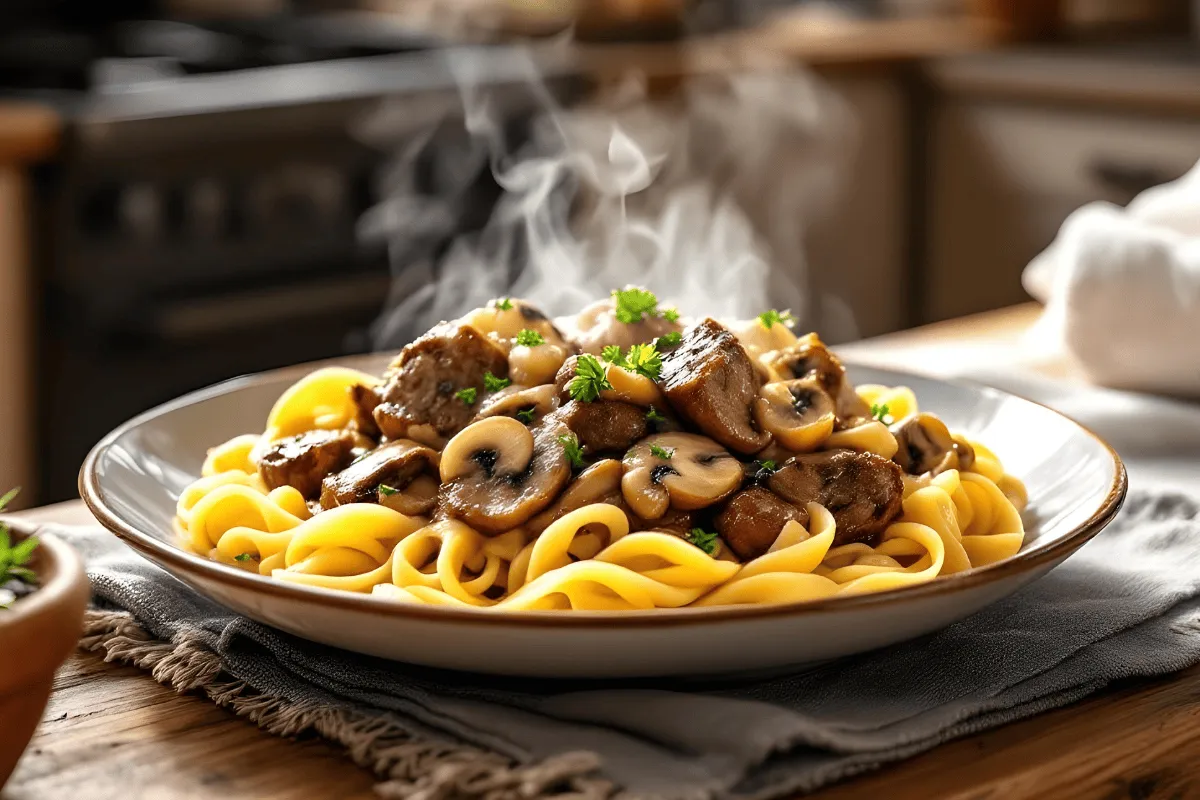 What cut of meat should I use for beef stroganoff?