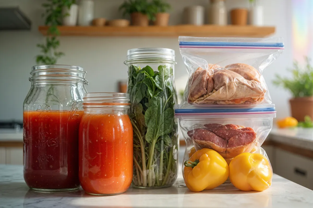 What is the best container to freeze food in?